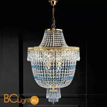 Подвесной светильник Beby Group Empire 1581/12 Light gold SWAROVSKI ELEMENTS - Фото 0