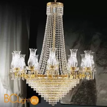 Люстра Beby Group Empire 1550/12+12 Light gold CUT CRYSTAL