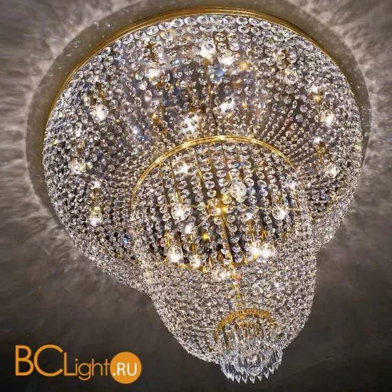 Потолочный светильник Beby Group Empire 1570/12+6PL Light gold CUT CRYSTAL