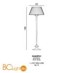 Торшер Beby Group Euphoria 0640P01 Black shiny 024 - Схема