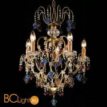 Люстра Beby Group Fruit 110/5 Gold Paint multi murano
