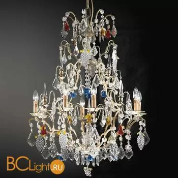 Люстра Beby Group Fruit 3308/8 Ivory Gold HALF CUT WITH GLASS FRUITS