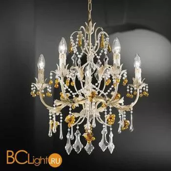 Люстра Beby Group Fruit 101/5 White Leather 01 Straw Colored Grapes