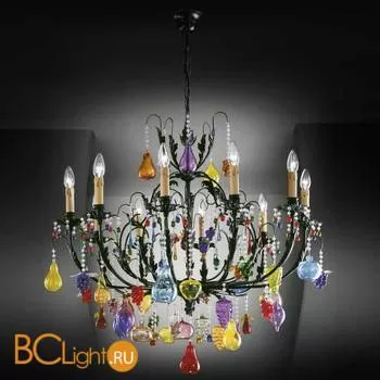 Люстра Beby Group Fruit 107/8 Satin Black multi murano - Фото 0