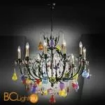 Люстра Beby Group Fruit 107/8 Satin Black multi murano - Фото 0