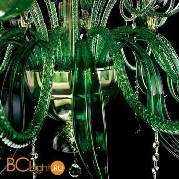 Люстра Beby Group Garden Party 7800B01 Light gold Green Tuscany Swarovski Plaque - Фото 0