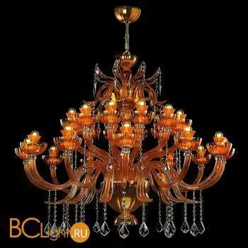 Люстра Beby Garden Party 7810BB4 Gold Orange Sicily Swarovski Plaque