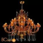 Люстра Beby Garden Party 7810BB4 Gold Orange Sicily Swarovski Plaque