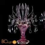 Настольная лампа Beby Garden Party 7810L02 Light gold Fuchsia Venice Swarovski Plaque