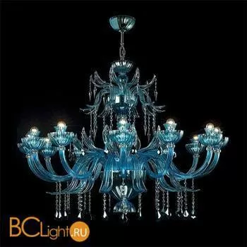 Люстра Beby Garden Party 7810BB3 Chrome Turquoise Capri SW Jet Turquoise