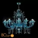 Люстра Beby Garden Party 7810BB3 Chrome Turquoise Capri SW Jet Turquoise