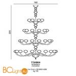 Люстра Beby Group Gloss 7720B06 Chrome Cristallo - Схема