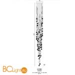 Подвесной светильник Beby Group J'Adore 0177B01 Light gold - Схема