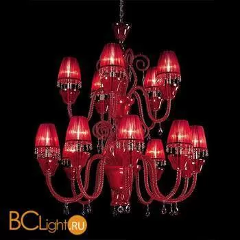 Люстра Beby La Femme 7700B05 Chrome Red Sensuelle 280 Swarovski Almond