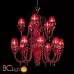 Люстра Beby La Femme 7700B05 Chrome Red Sensuelle 280 Swarovski Almond