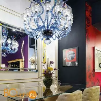 Подвесная люстра на штанге Beby Group La fleur sauvage 7130B02 Sapphire Golden Portoino - Фото 1