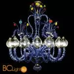 Подвесная люстра на штанге Beby Group La fleur sauvage 7130B02 Sapphire Golden Portoino