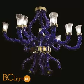 Потолочная люстра Beby Group La fleur sauvage 7130B03 Blue Greece Golden Portoino