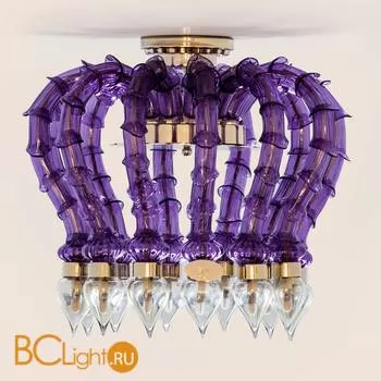 Потолочная люстра Beby Group La fleur sauvage 7130Q01 Blue Greece White Pearled