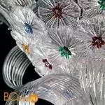Потолочный светильник Beby Group Mademoiselle Corolle 8000Q01 Chrome Trasparent graniglia Glass - Фото 0