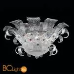 Потолочный светильник Beby Group Mademoiselle Corolle 8000Q01 Chrome Trasparent graniglia Glass