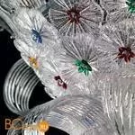 Потолочный светильник Beby Group Mademoiselle Corolle 8000Q02 Chrome Trasparent graniglia Glass - Фото 0