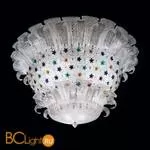 Потолочный светильник Beby Group Mademoiselle Corolle 8000Q02 Chrome Trasparent graniglia Glass