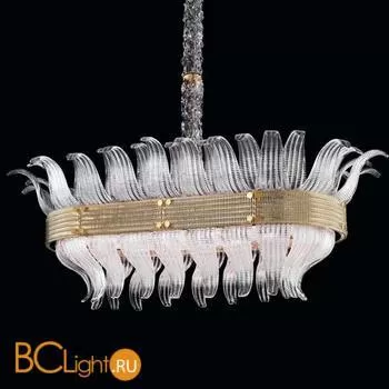 Подвесной светильник Beby Group Milano Deco 8030B03 Light gold Transparent Glass