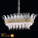 Подвесной светильник Beby Group Milano Deco 8030B03 Light gold Transparent Glass