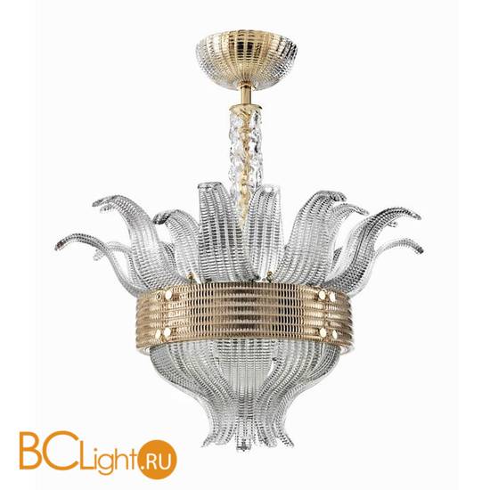 Подвесной светильник Beby Group Milano Deco 8030B01 Light gold Transparent Glass