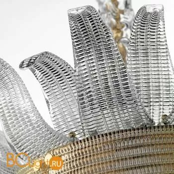 Подвесной светильник Beby Group Milano Deco 8030B01 Light gold Transparent Glass - Фото 0