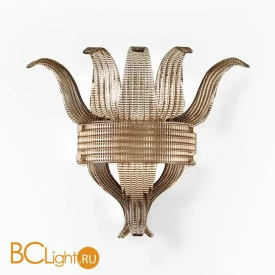 Настенный светильник Beby Group Milano Deco 8030A04 Light gold Smoked Glass