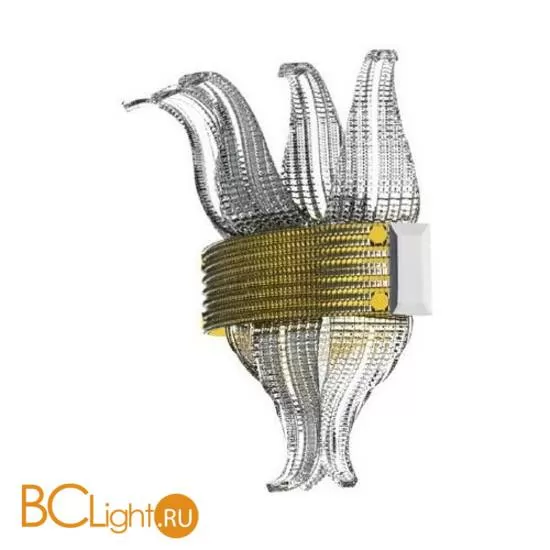 Настенный светильник Beby Group Milano Deco 8030A04 Light gold Transparent Glass