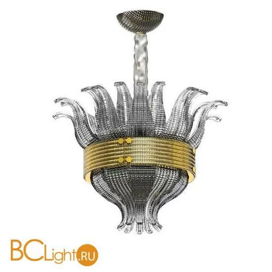 Подвесной светильник Beby Group Milano Deco 8030B01 Light gold Smoked Glass