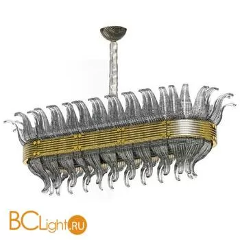 Подвесной светильник Beby Group Milano Deco 8030B04 Light gold Smoked Glass