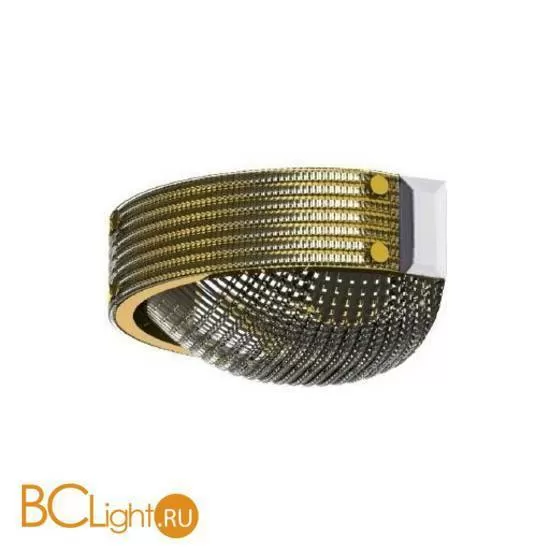 Настенный светильник Beby Group Milano Deco 8030A02 Light gold Smoked Glass