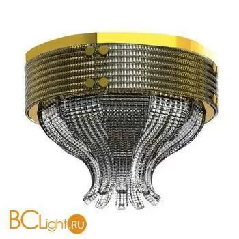 Потолочный светильник Beby Group Milano Deco 8030Q01 Light gold Smoked Glass