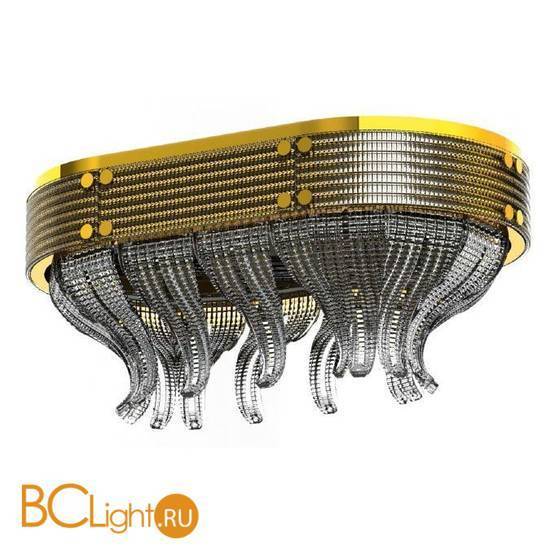 Потолочный светильник Beby Group Milano Deco 8030Q02 Light gold Smoked Glass