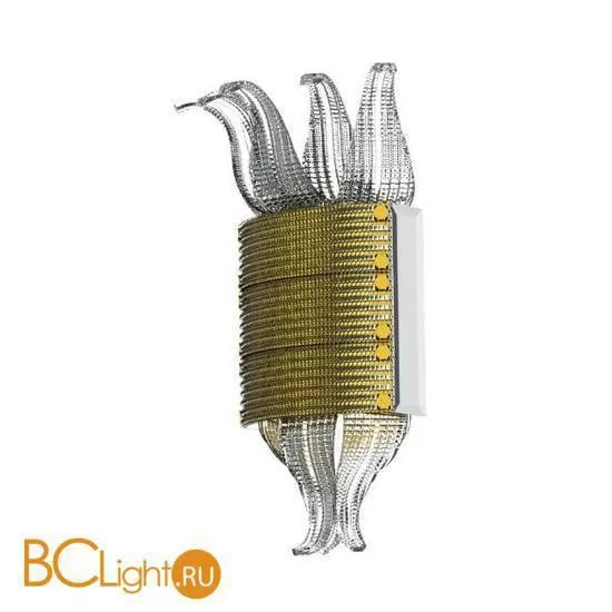 Настенный светильник Beby Group Milano Deco 8030A01 Light gold Smoked Glass