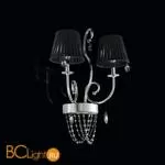 Бра Beby Group Miss Bjioux 0117A02 Chrome Black Trasparent Cut Crystal