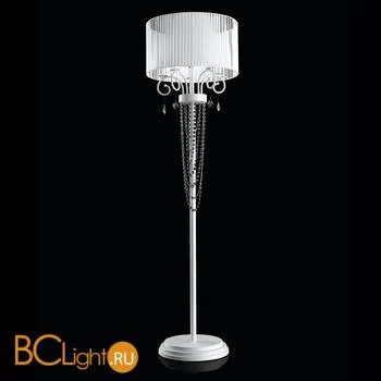 Торшер Beby Group Miss Bjioux 0117P01 White Leather 01 White Trasparent Cut Crystal