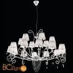 Люстра Beby Group Miss Bjioux 0117B05 White Leather 01 White Trasparent Cut Crystal - Фото 0