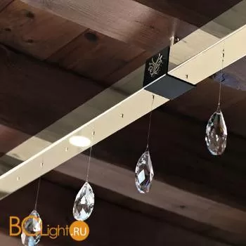 Потолочный светильник Beby Group Modular Chic 0680B01 Light gold CUT CRYSTAL - Фото 0