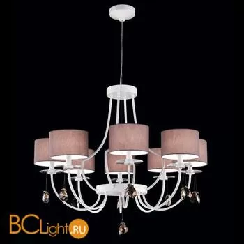 Люстра Beby Group Mon Tresor 0126B02 White Leather 01 666 SW Bronze Shade - Фото 0