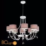 Люстра Beby Group Mon Tresor 0126B02 White Leather 01 666 SW Bronze Shade - Фото 0