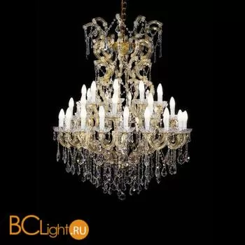 Люстра Beby Group Novecento 902/36+1 Light gold CUT CRYSTAL