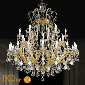Люстра Beby Group Novecento 907/18+12 Light gold CUT CRYSTAL