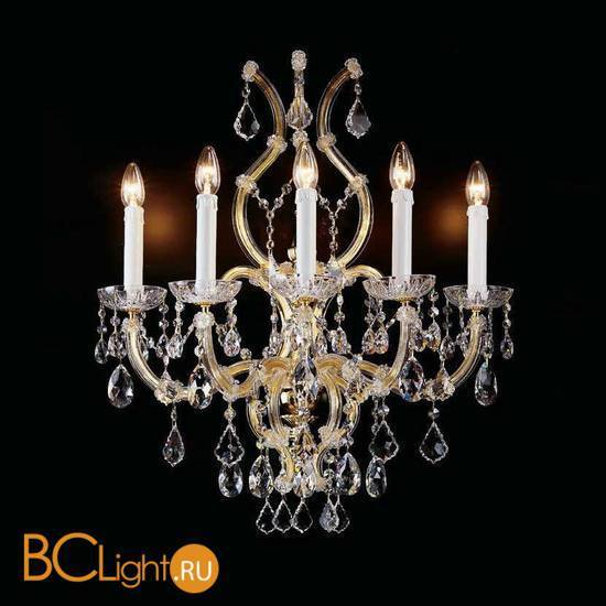 Бра Beby Group Novecento 901/5A Light gold CUT CRYSTAL