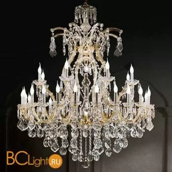 Люстра Beby Group Novecento 920/28+2 Light gold CUT CRYSTAL