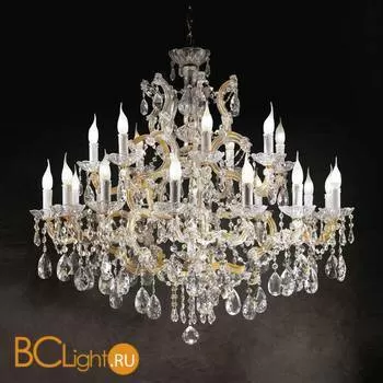 Люстра Beby Group Novecento 930/21+1 Light gold CUT CRYSTAL